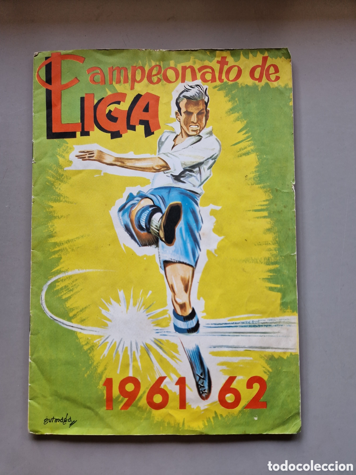 &Aacute;lbum de f&uacute;tbol completo: ALBUM COMPLETO 1961 1962 61 62 DISGRA FHER EN MUY BUEN ESTADO DI STEFANO KUBALA