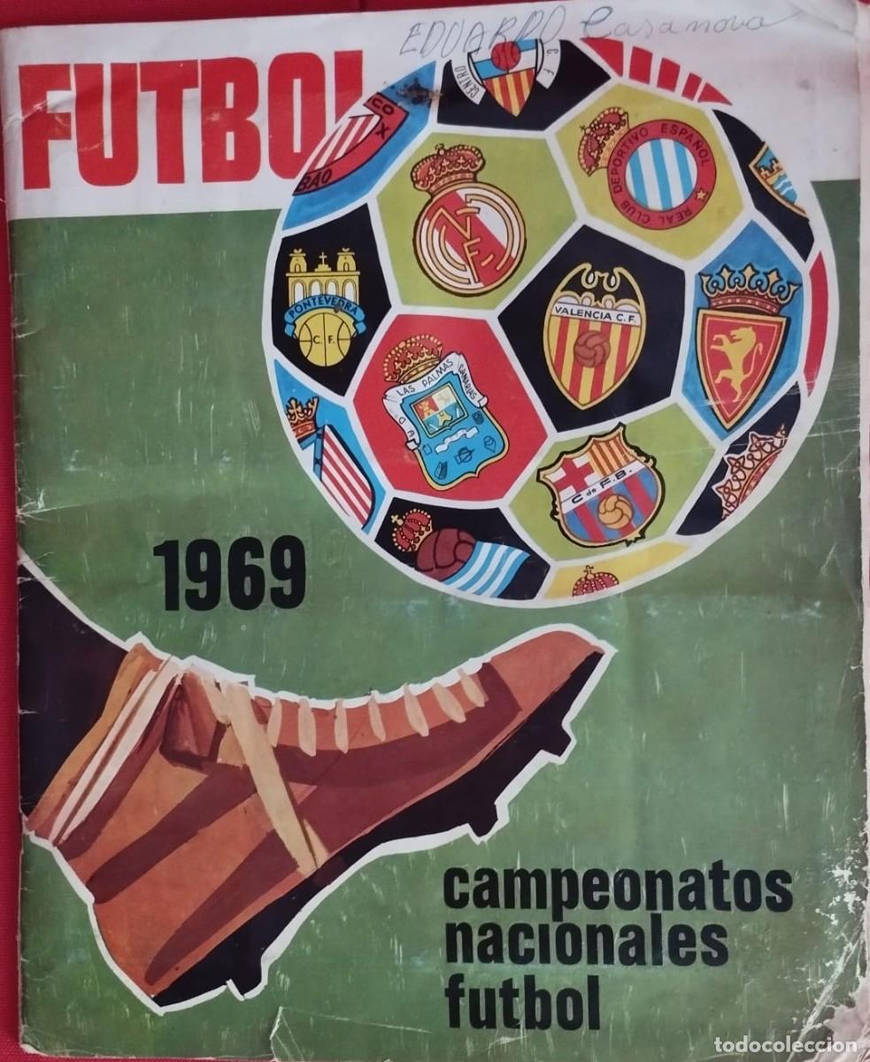 &Aacute;lbum de f&uacute;tbol completo: FUTBOL 1969 - RUIZ ROMERO - 246 CROMOS