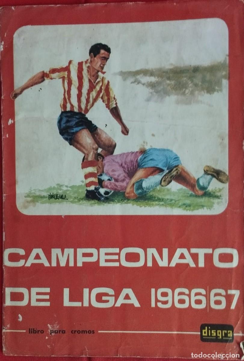 Vollst&auml;ndige Fu&szlig;ballsammelalben: LIGA 66 67 - 1966 1967 - DISGRA/FHER - 276 CROMOS