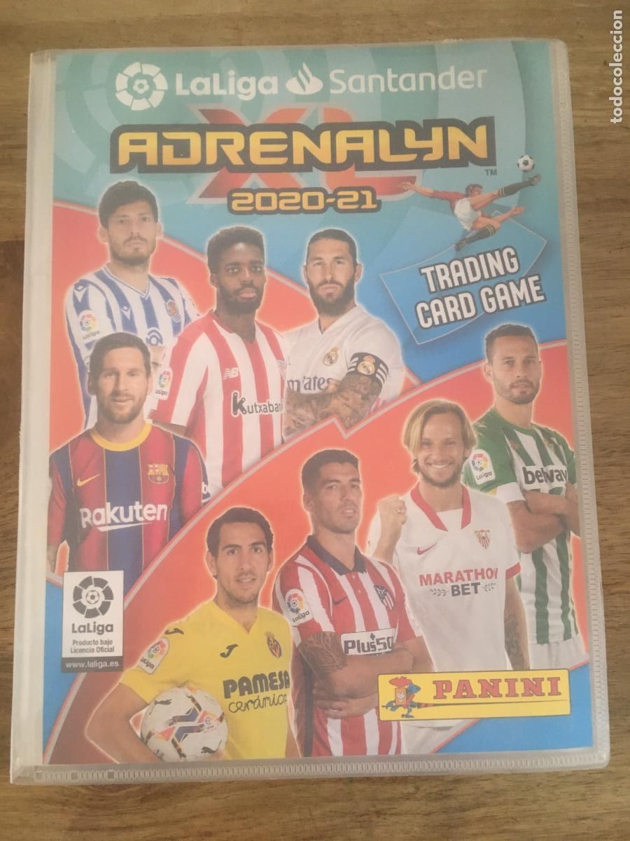 Album de football complet: adrenalyn liga 2020 2021 20 21 album cromos con 566 cromos muy buen estado messi