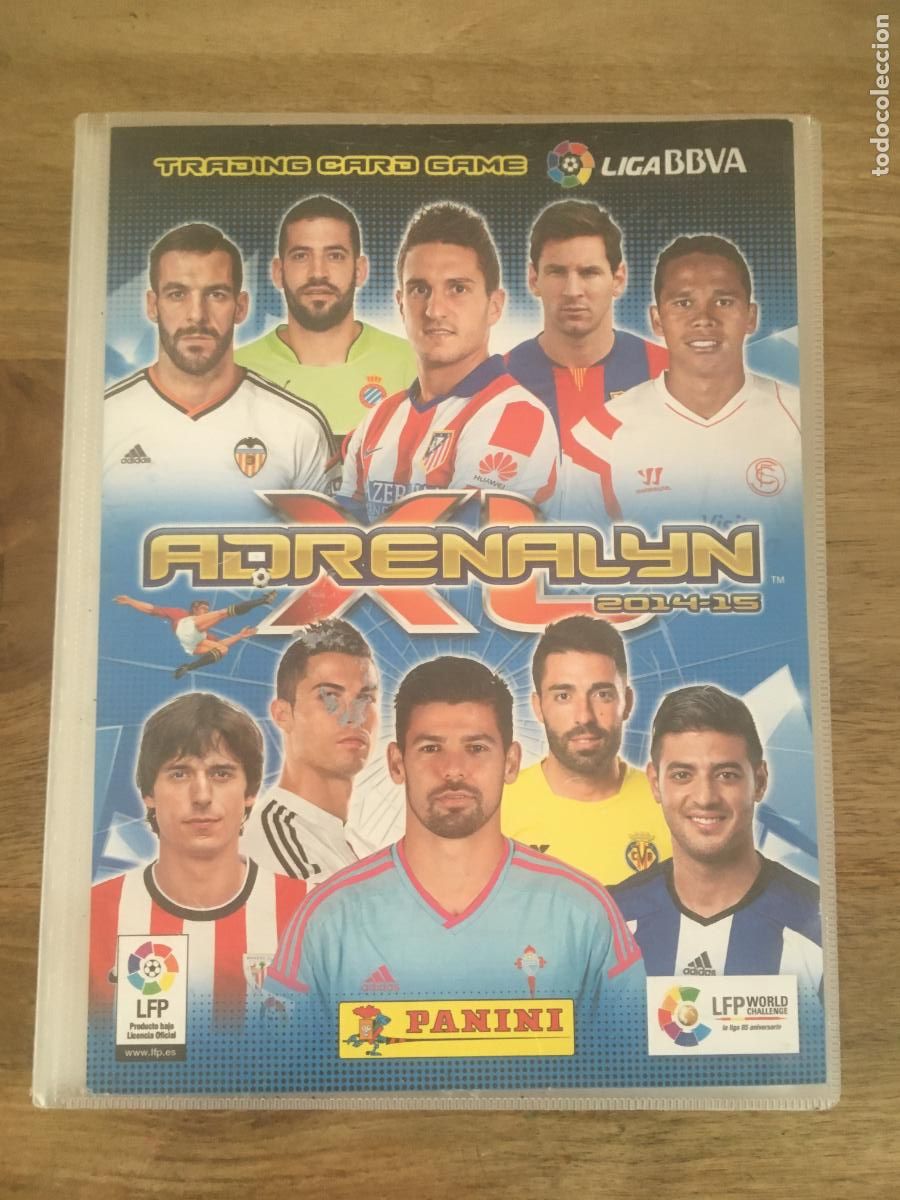 &Aacute;lbum de f&uacute;tbol completo: adrenalyn liga 2014 2015 14 15 album cromos con 548 cromos messi cristiano ronaldo