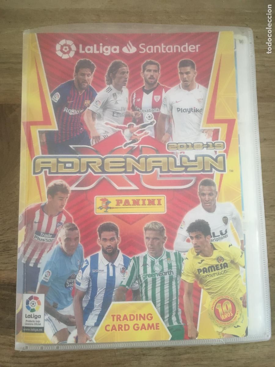 &Aacute;lbum de f&uacute;tbol completo: adrenalyn liga 2018 2019 18 19 album cromos con 575 cromos messi