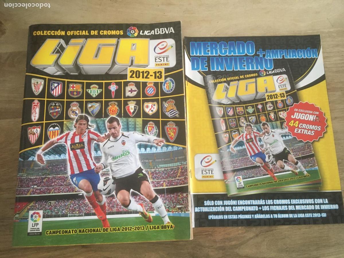 &Aacute;lbum de f&uacute;tbol completo: liga 2012 2013 12 13 album cromos ediciones este 617 cromos con mercado invierno messi