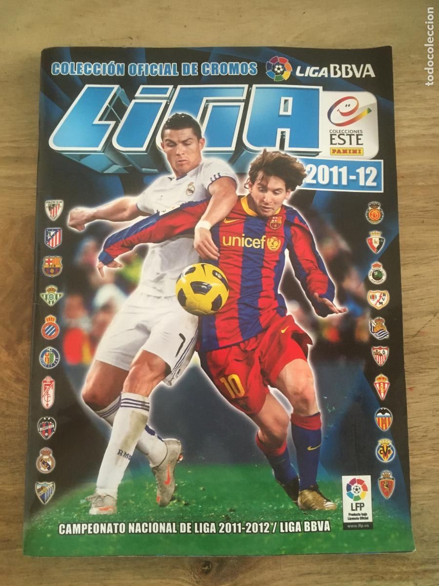 &Aacute;lbum de f&uacute;tbol completo: liga 2011 2012 11 12 album cromos ediciones este 573 cromos perfecto estado messi