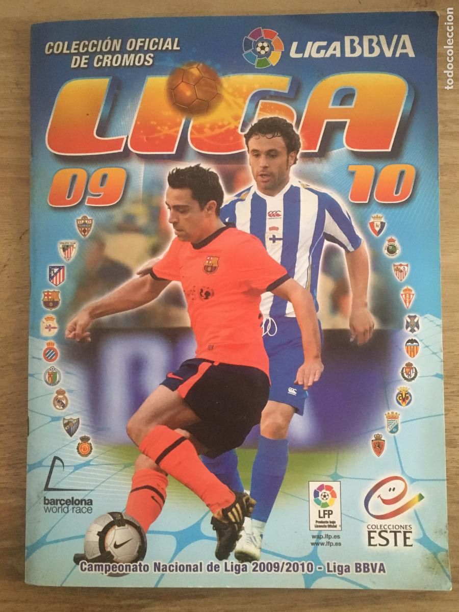 &Aacute;lbum de f&uacute;tbol completo: liga 2009 2010 09 10 album cromos ediciones este con 558 cromos muy buen estado