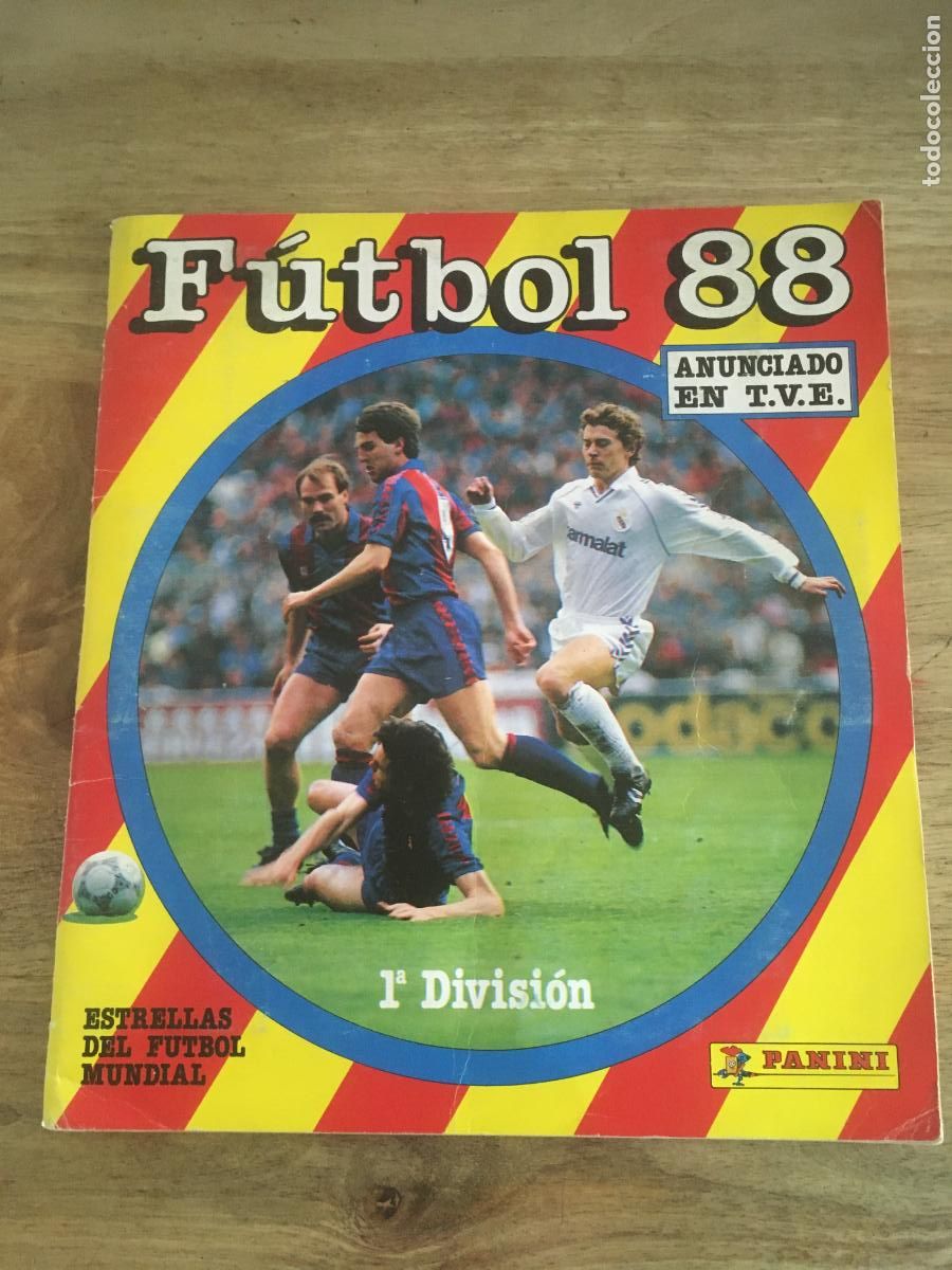 &Aacute;lbum de f&uacute;tbol completo: futbol 88 panini album de cromos completo perfecto estado maradona