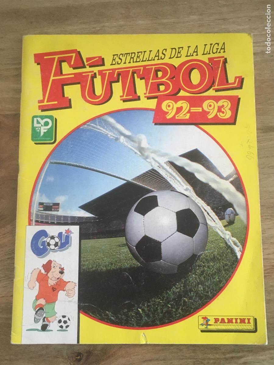 &Aacute;lbum de f&uacute;tbol completo: futbol estrellas de la liga 92 93 1992 1993 panini album de cromos completo perfecto estado
