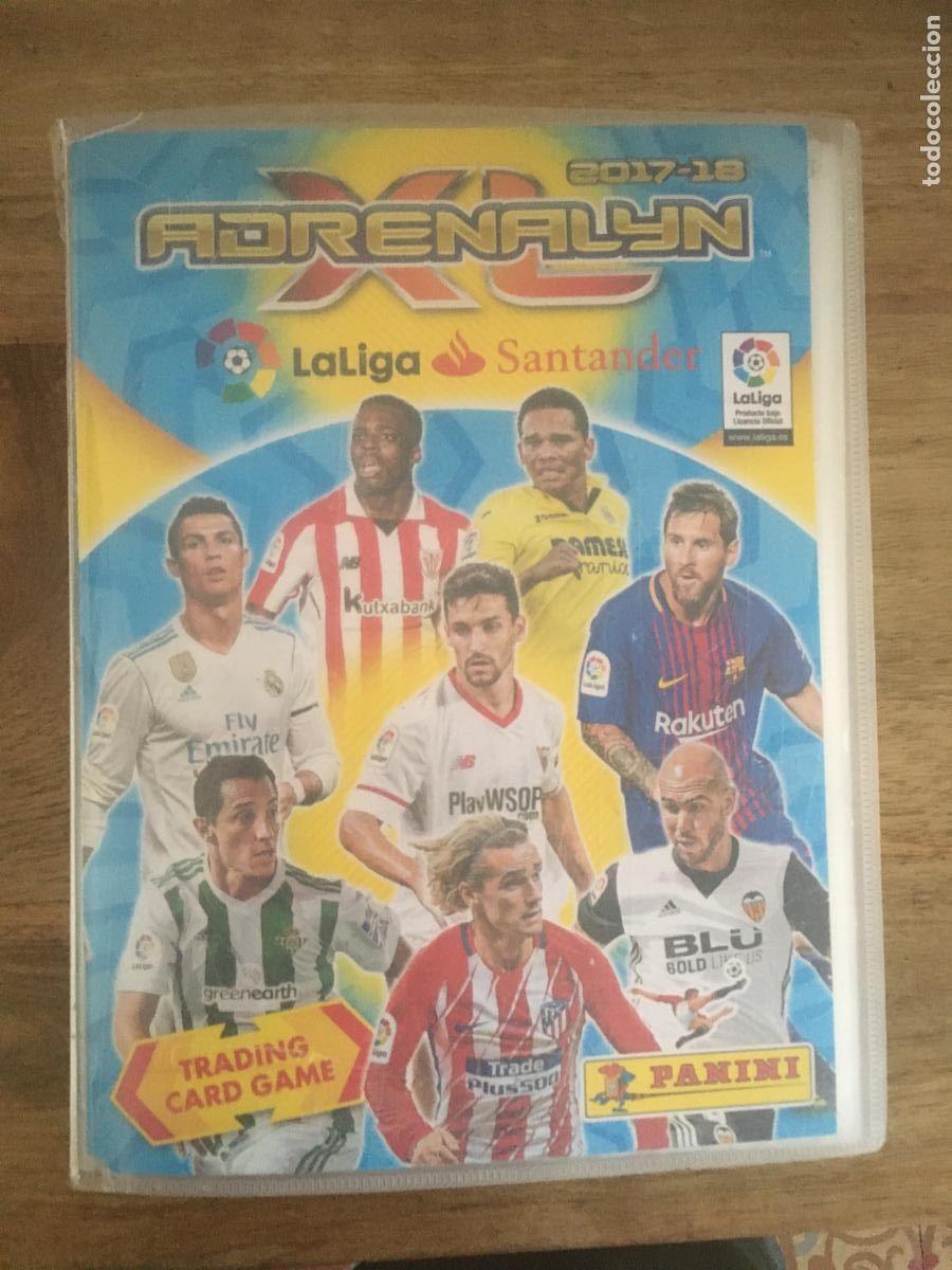 &Aacute;lbum de f&uacute;tbol completo: adrenalyn liga 2017 2018 17 18 album de cromos 575 cromos muy buen estado messi cristiano ronaldo