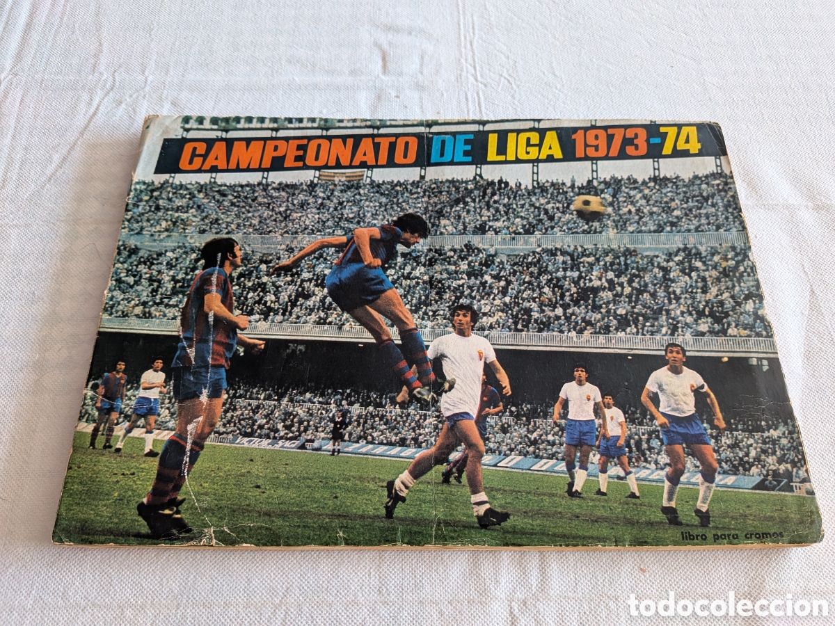 &Aacute;lbum de f&uacute;tbol completo: ALBUM 1973 1974 Fher Disgra Campeonato Liga 73 74. Buen estado. Cruyff