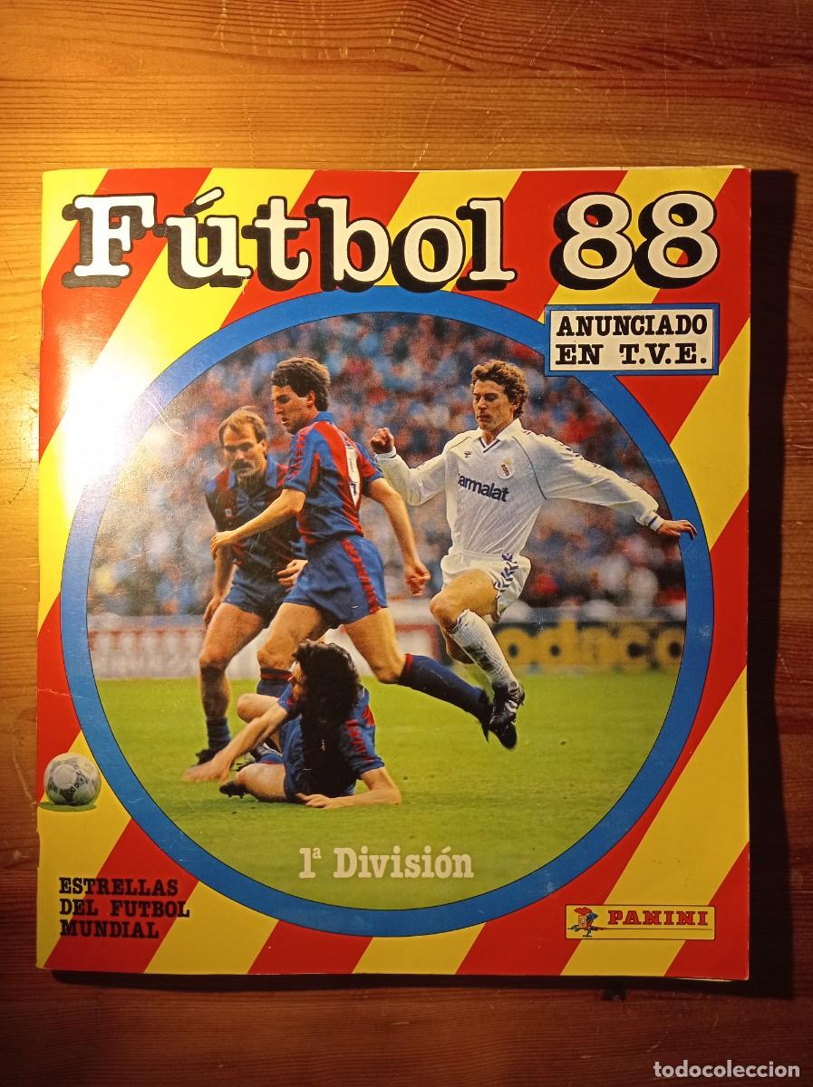 &Aacute;lbum de f&uacute;tbol completo: Album PANINI F&uacute;tbol 88 COMPLETO