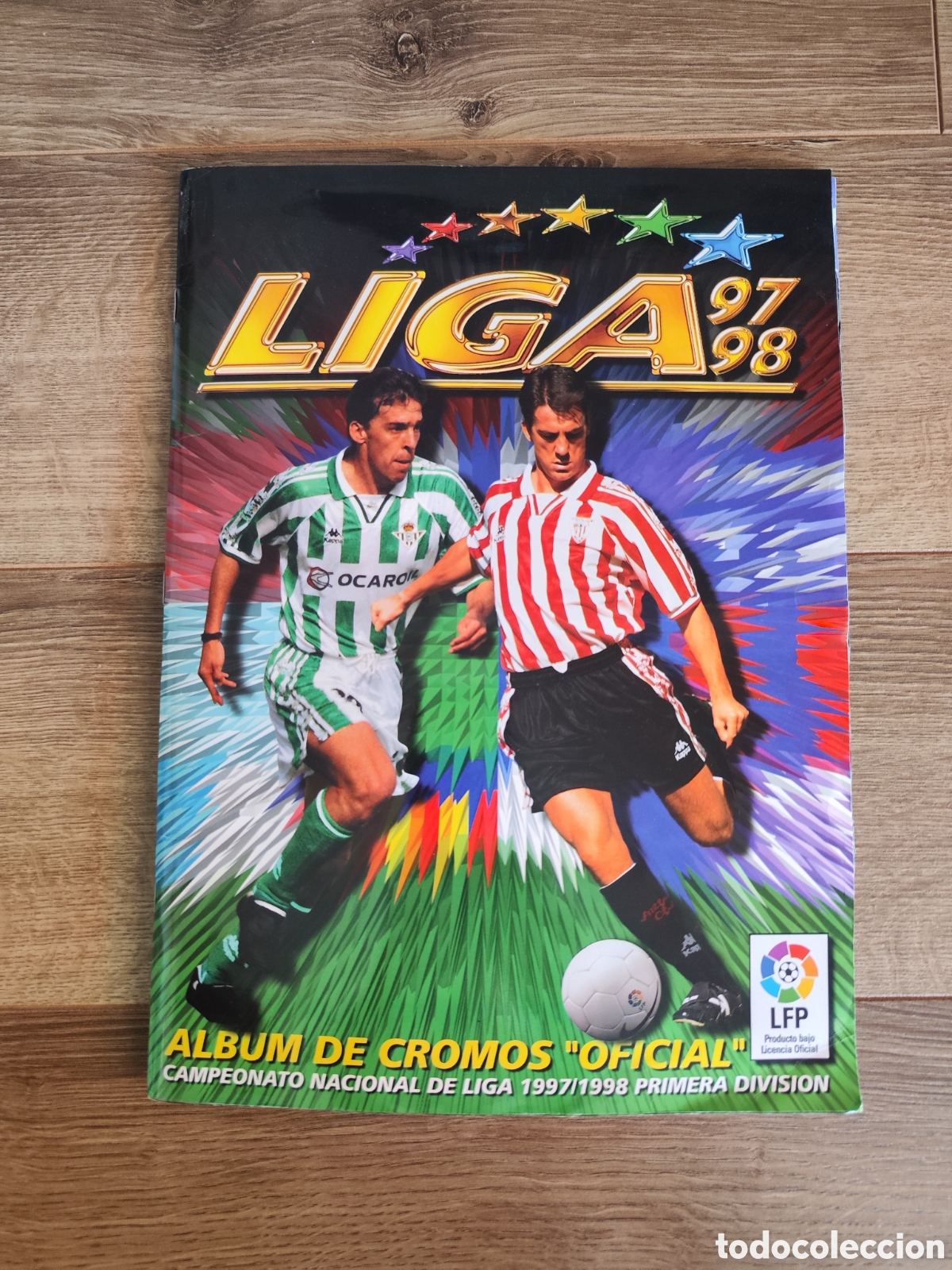 &Aacute;lbum de f&uacute;tbol completo: &Aacute;lbum liga ediciones este 97-98