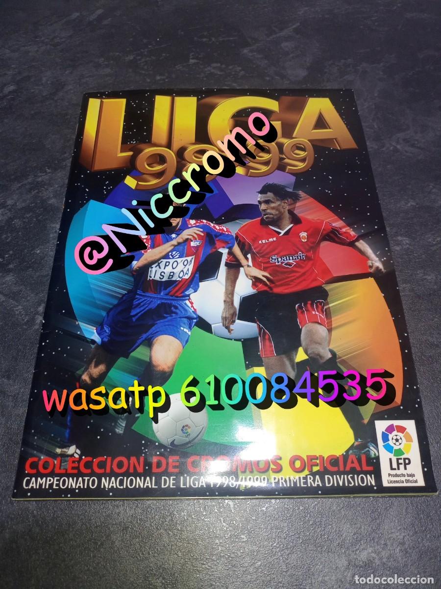 &Aacute;lbum de f&uacute;tbol completo: album este 98 99 liga futbol completo 1 por hueco + 130 cromos ventanilla muy buen estado 1998 1999