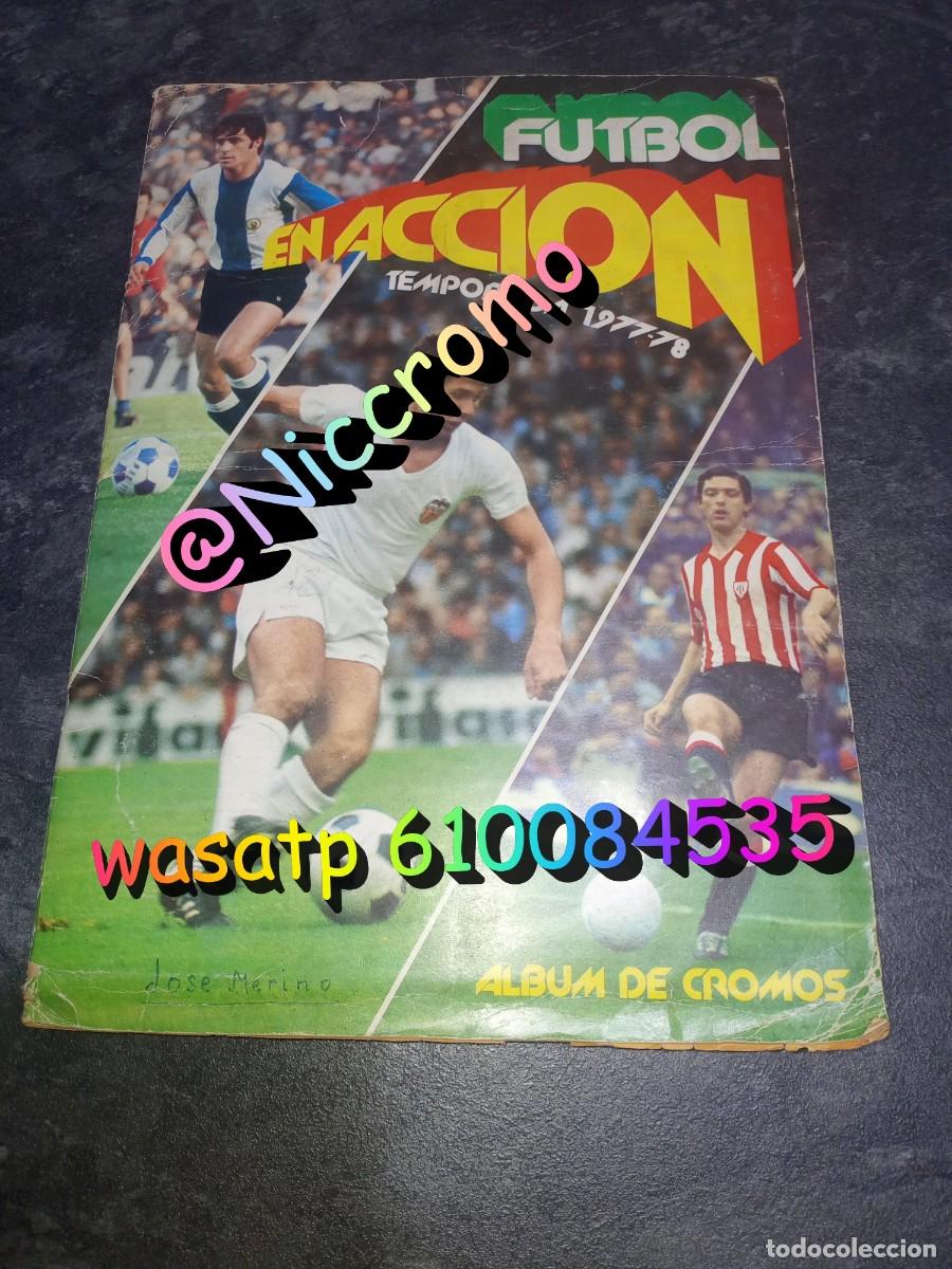 &Aacute;lbum de f&uacute;tbol completo: album pacosa 2 dos 77 78 liga futbol completo 1 por hueco buen estado 1977 1978