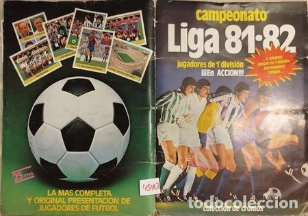 &Aacute;lbum de f&uacute;tbol completo: &Aacute;lbum 'LIGA 81/82' de Ed. ESTE con 352 cromos, incluyendo el raro KUSTUDIC. Conservaci&oacute;n normal.