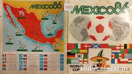 &Aacute;lbum de f&uacute;tbol completo: &Aacute;lbum 'MEXICO'86' completo con 427 cromos de PANINI. Conservaci&oacute;n normal.