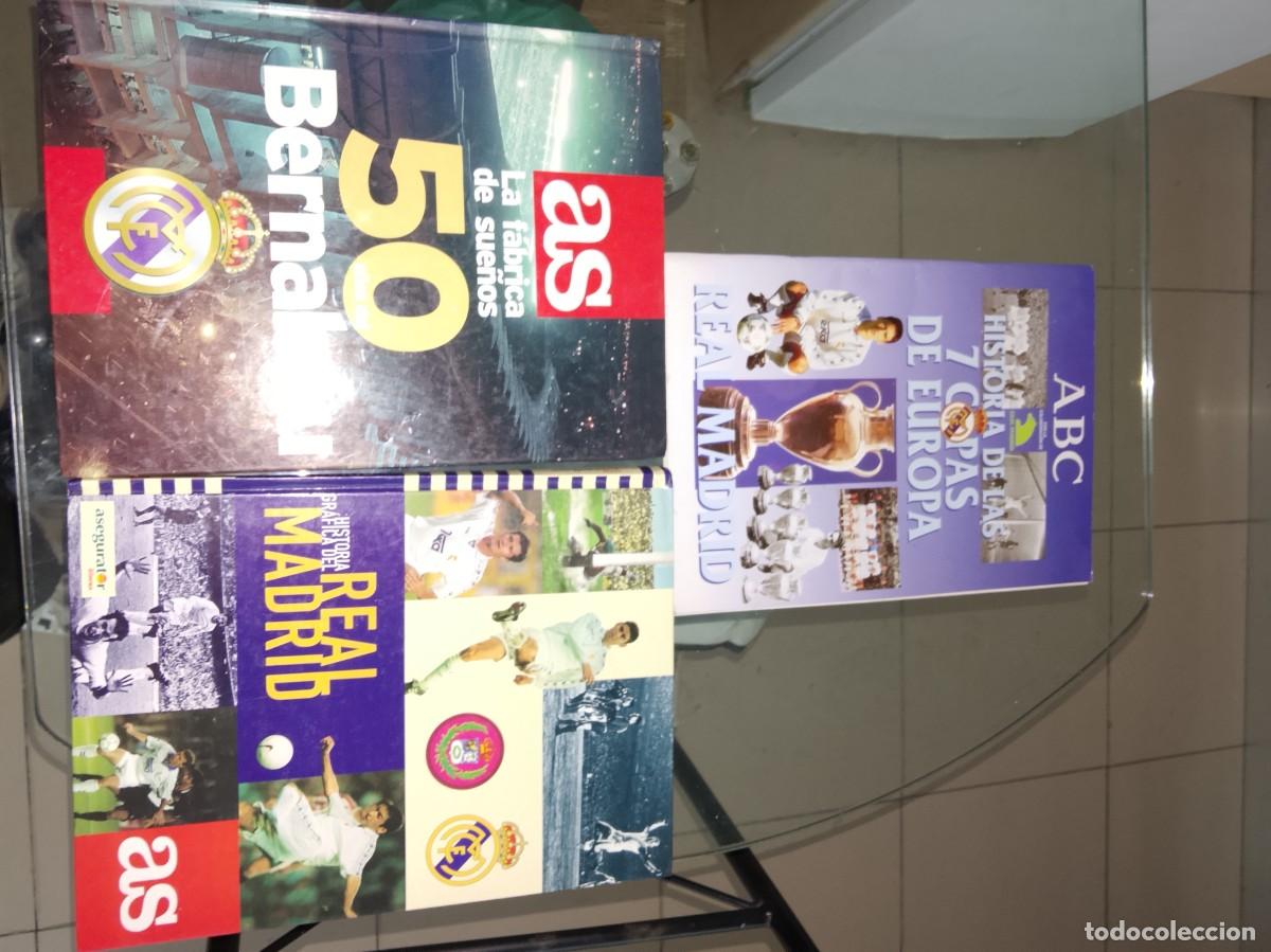&Aacute;lbum de f&uacute;tbol completo: AS HISTORIA GR&Aacute;FICA DEL REAL MADRID, 50 A&Ntilde;OS DEL BERNAB&Eacute;U Y ABC DE LAS 7 COPAS EUROPA