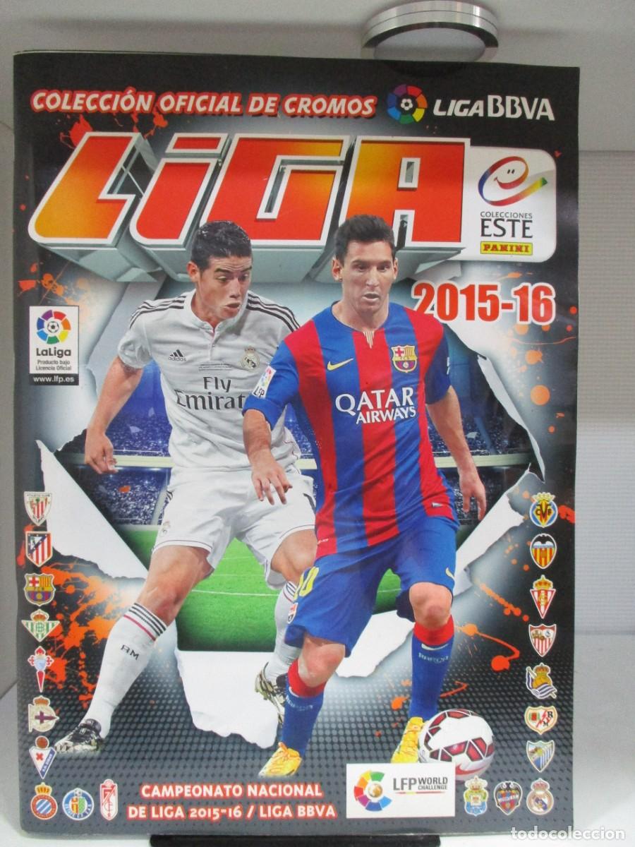 &Aacute;lbum de f&uacute;tbol completo: ALBUM DE CROMOS LIGA 2015 - 2016 COMPLETO Y EN MUY BUEN ESTADO - COLECCIONES ESTE / PANINI