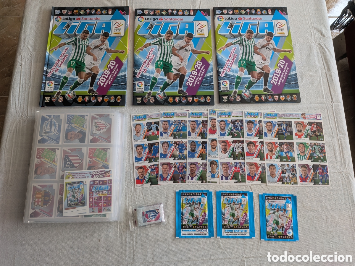 &Aacute;lbum de f&uacute;tbol completo: COLECCION COMPLETA SIN PEGAR LIGA 2019-2020 19 20 COLECCIONES ESTE. LO TIENE TODO. EXCELENTE ESTADO