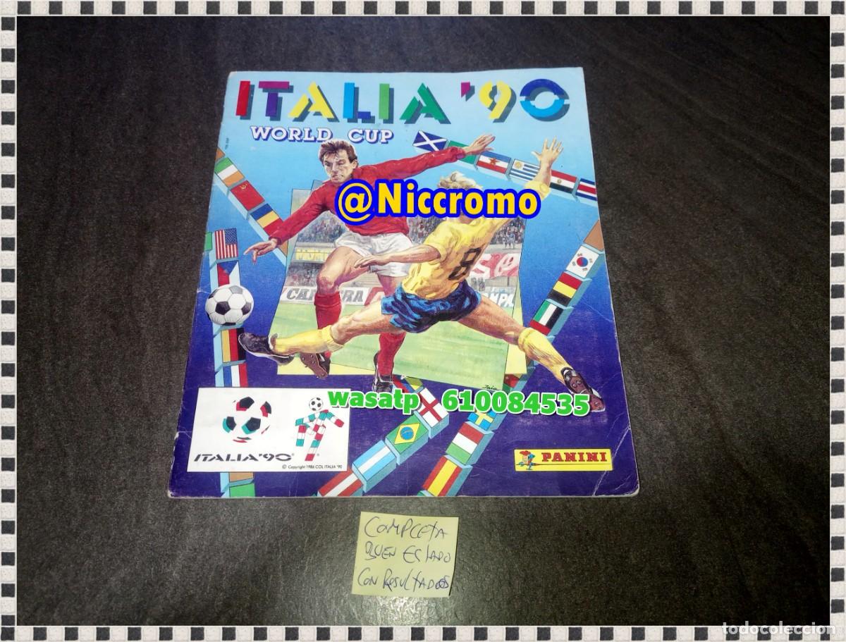 &Aacute;lbum de f&uacute;tbol completo: album world cup italia 90 mundial fifa ed panini 1990 completo ver fotos niccromo