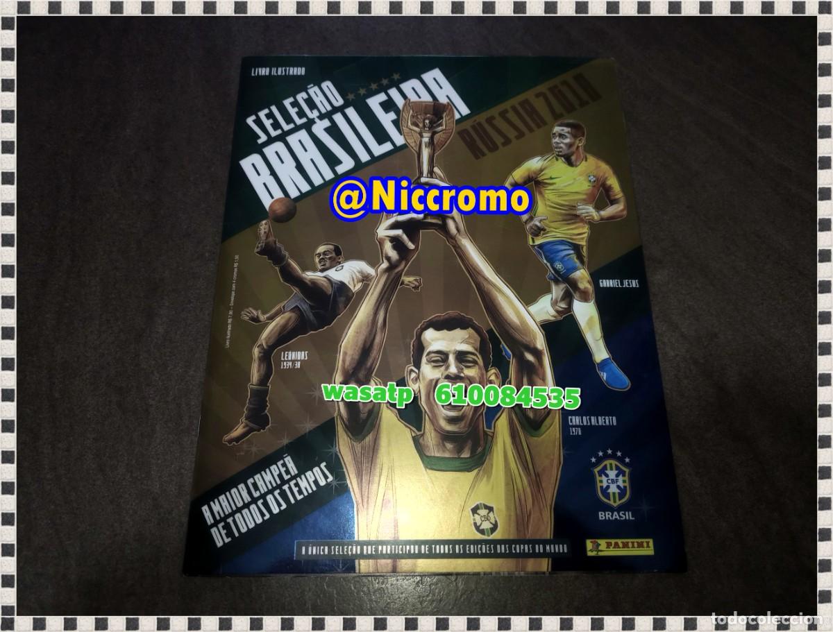 &Aacute;lbum de f&uacute;tbol completo: album historia brasil y para mundial russia 2018 fifa panini brazil 18 completo ver fotos niccromo