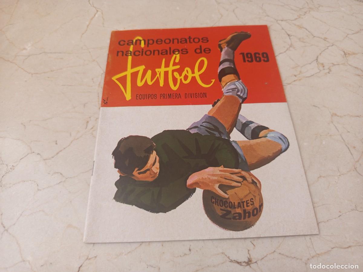 &Aacute;lbum de f&uacute;tbol completo: &Aacute;lbum de cromos vac&iacute;o 1969 campeonatos nacionales de futbol zahor ruiz romero