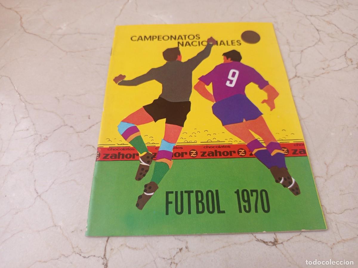 &Aacute;lbum de f&uacute;tbol completo: &Aacute;lbum de cromos vac&iacute;o 1970 campeonatos nacionales de futbol zahor ruiz romero
