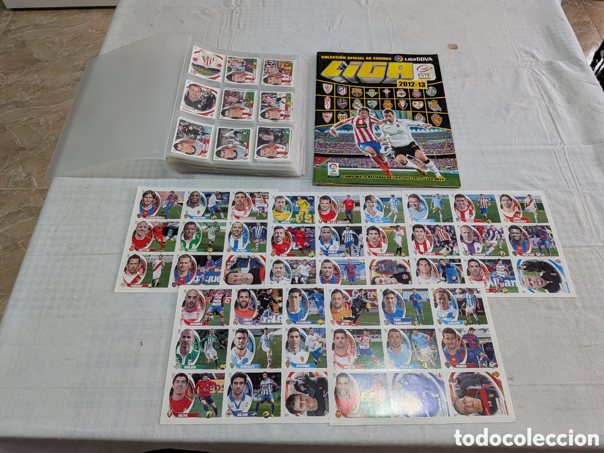 &Aacute;lbum de f&uacute;tbol completo: COLECCION COMPLETA SIN PEGAR LIGA 2012-2013 12 13 COLECCIONES ULTIMOS FICHAJES, COLOCAS, INVIERNO...