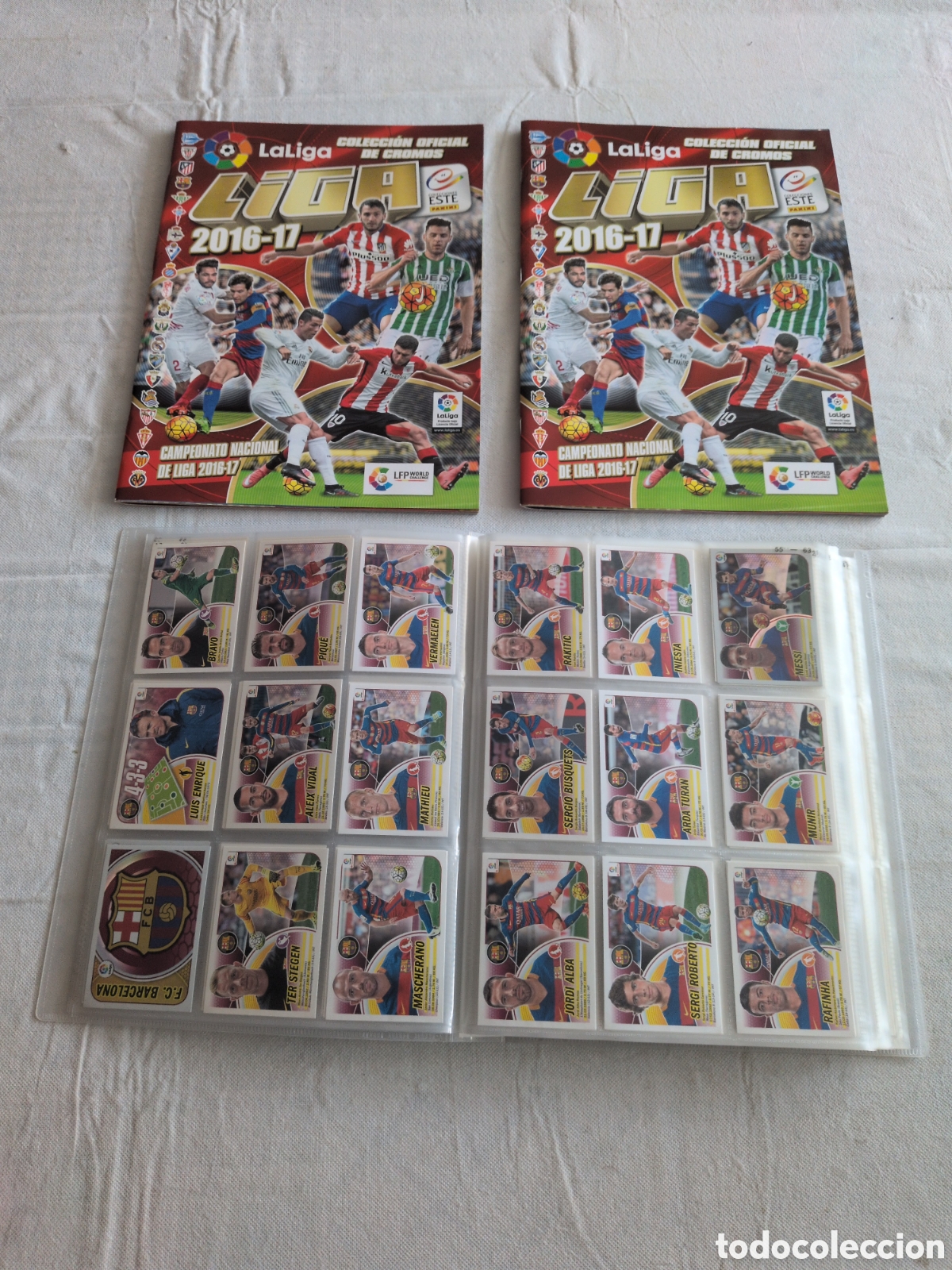 &Aacute;lbum de f&uacute;tbol completo: COLECCION COMPLETA SIN PEGAR LIGA 2016-2017 16-17 COLECCIONES ESTE. EXCELENTE ESTADO