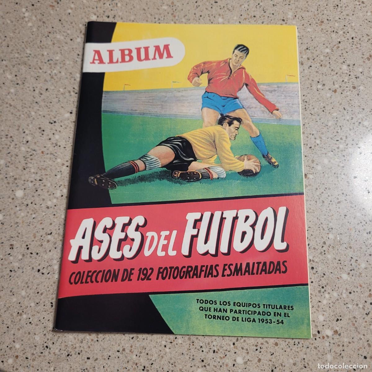 &Aacute;lbum de f&uacute;tbol completo: ASES DEL FUTBOL LIGA 1953-54 DE BRUGUERA COMPLETA 192 CROMOS. LEER COMENTARIOS