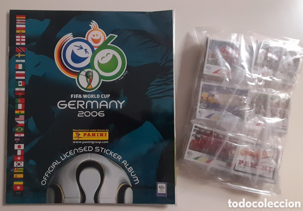 &Aacute;lbum de f&uacute;tbol completo: &Aacute;LBUM DE CROMOS COMPLETO PANINI FIFA WORLD CUP GERMANY 2006 &Aacute;LBUM PLANCHA Y 596 CROMOS NUEVOS