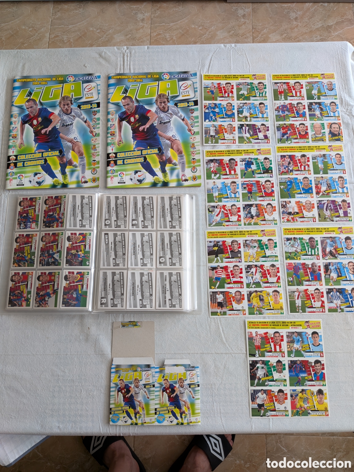 &Aacute;lbum de f&uacute;tbol completo: COLECCION COMPLETA SIN PEGAR LIGA 2013-2014 13-14 COLECCIONES ESTE. EXCELENTE ESTADO
