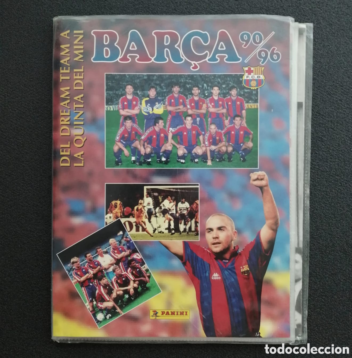 &Aacute;lbum de f&uacute;tbol completo: &Aacute;lbum Bar&ccedil;a 90/96 Panini