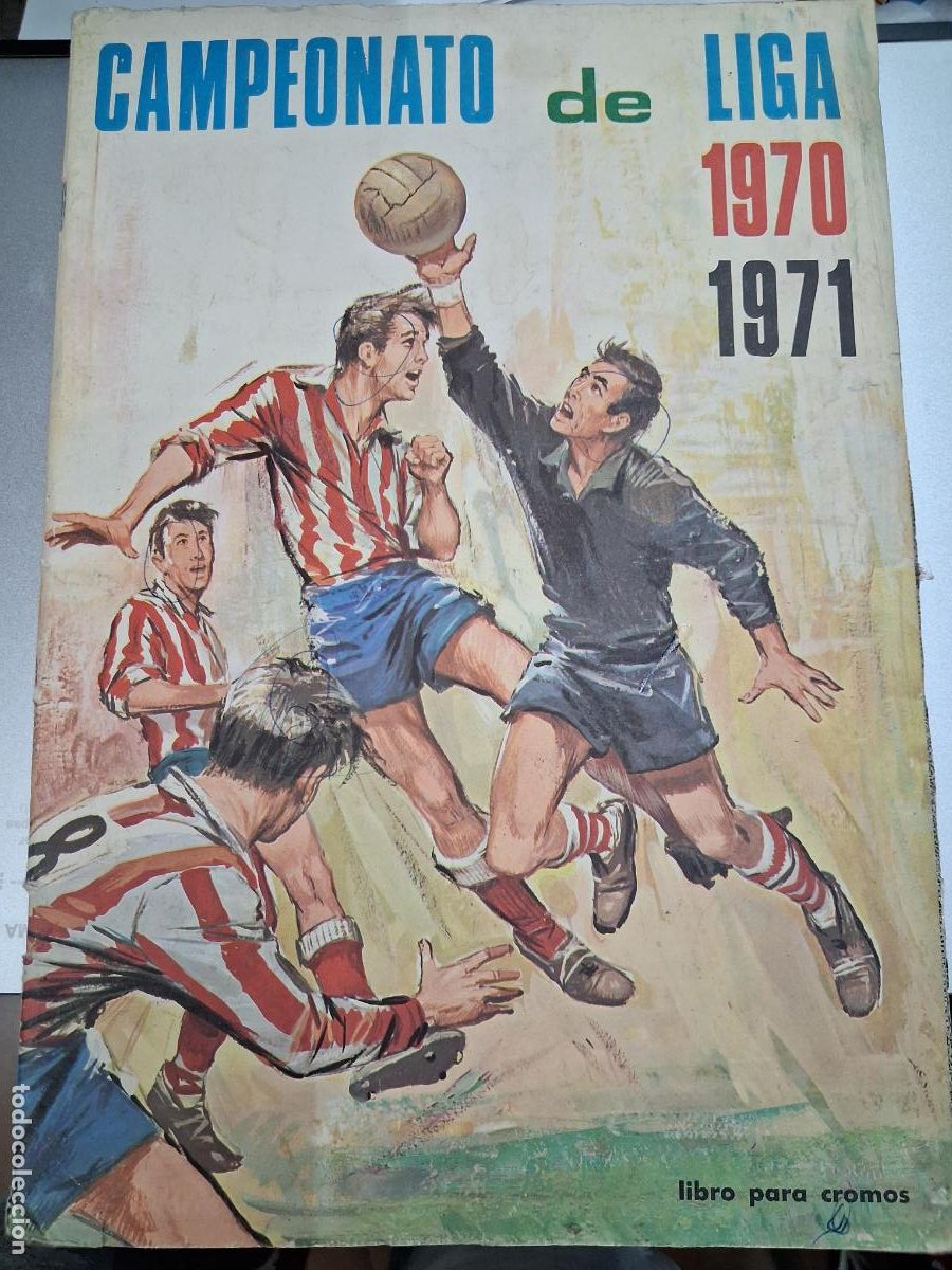 &Aacute;lbum de f&uacute;tbol completo: ALBUM CROMOS COMPLETO CAMPEONATO DE LIGA 1970 1971 70 71 ED DISGRA FHER