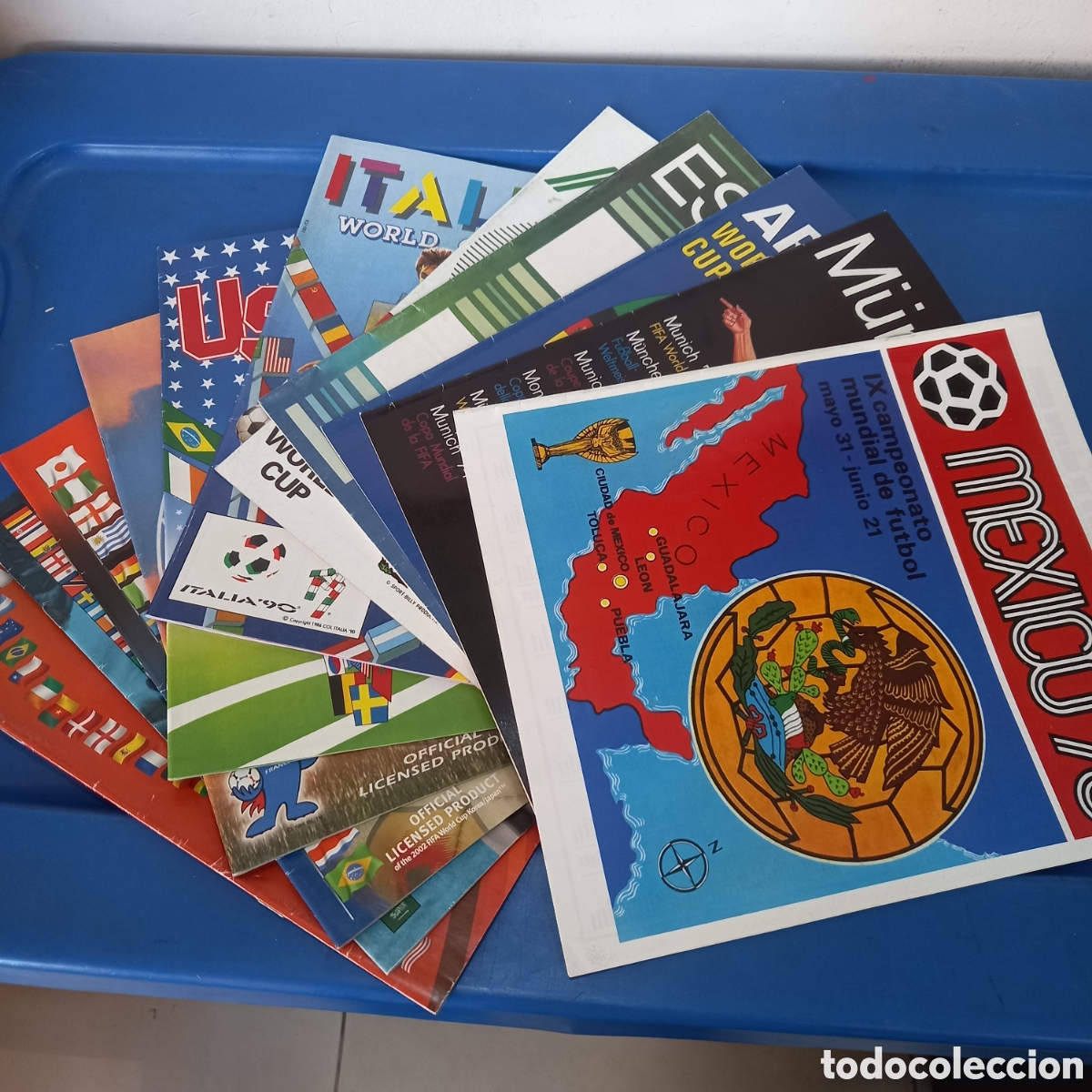&Aacute;lbum de f&uacute;tbol completo: Colecci&oacute;n lote de 11 revista Facsimil Original PANINI &aacute;lbum mundial futbol M&eacute;xico 70 Espa&ntilde;a 82 etc