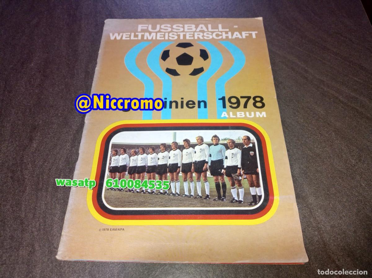 &Aacute;lbum de f&uacute;tbol completo: album world cup argentina 1978 mundial fifa ed alemana de ruiz romero 78 completo ver fotos niccromo