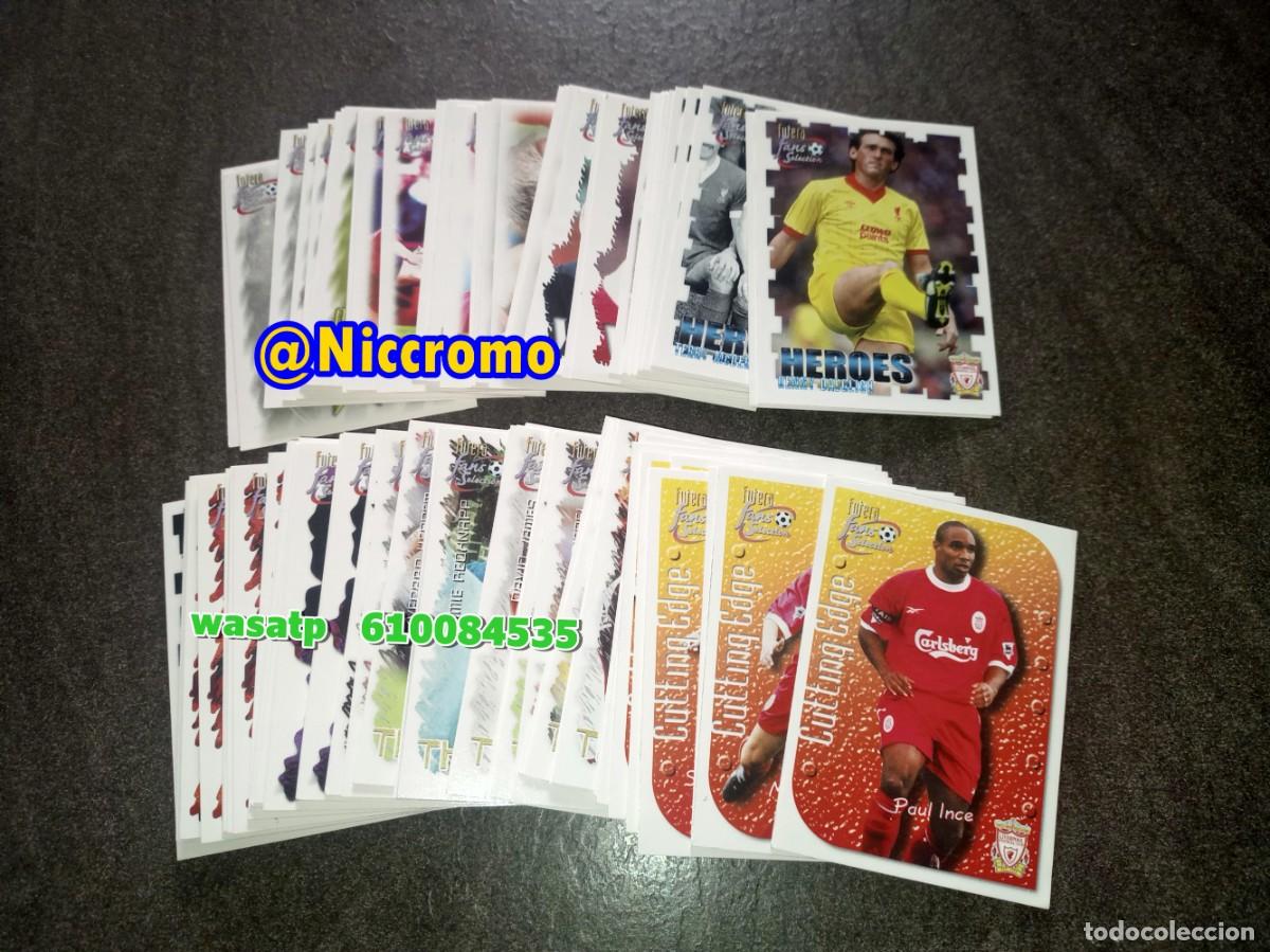 &Aacute;lbum de f&uacute;tbol completo: futera 1999 liverpool completa 99 tarjetas liga y historia dalglish owen ince mcmanaman niccromo