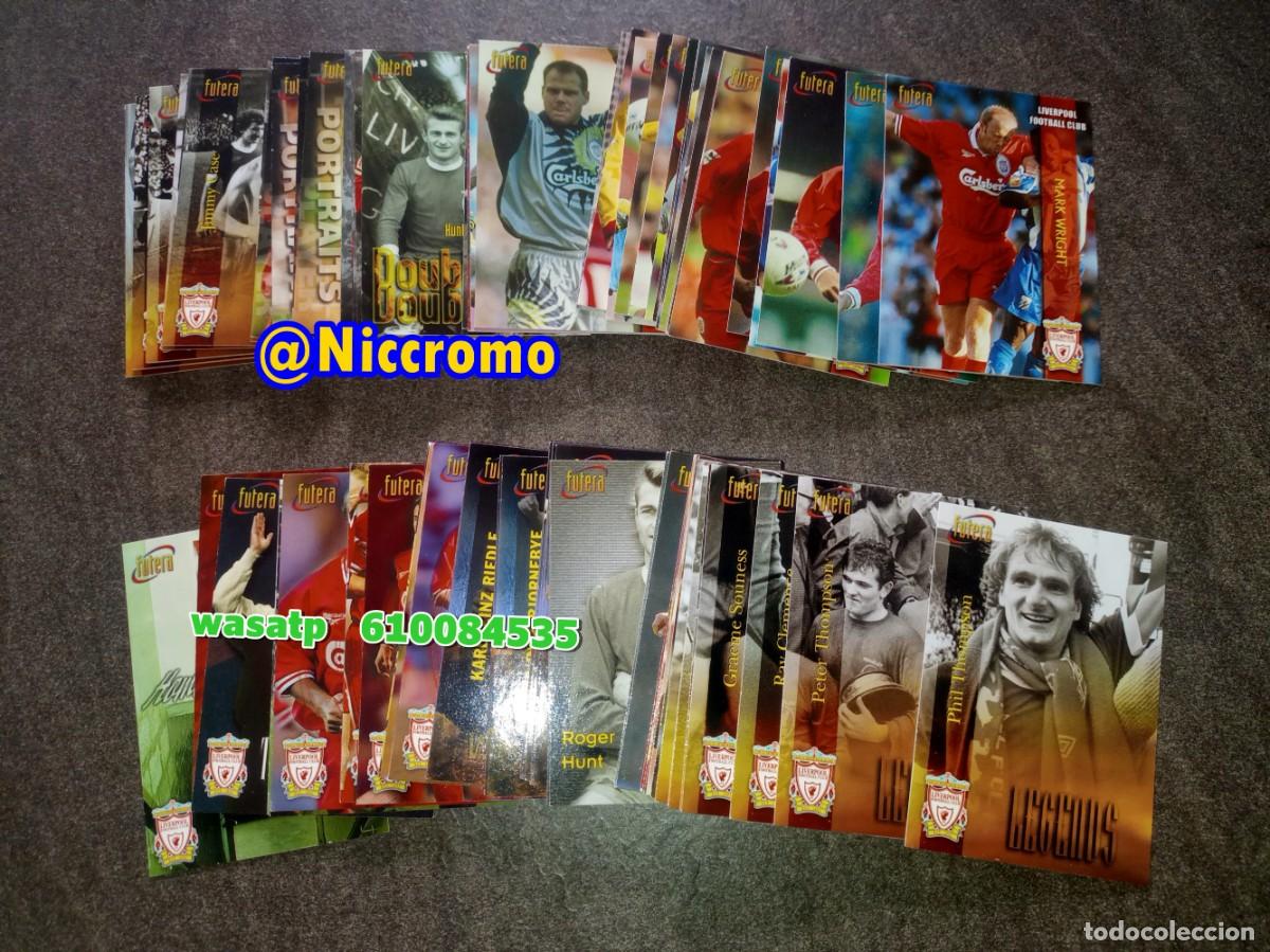 &Aacute;lbum de f&uacute;tbol completo: futera 1998 liverpool completa 96 tarjetas liga y historia 98 dalglish owen ince mcmanaman niccromo