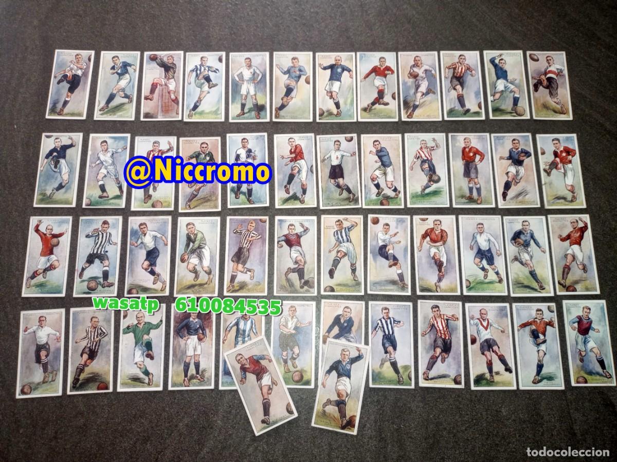 &Aacute;lbum de f&uacute;tbol completo: completa 50 tarjetas tabaco nuevos sin pegar futbol y rugby ingles original a&ntilde;os 20s 30s? niccromo