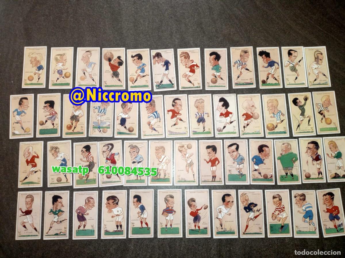 &Aacute;lbum de f&uacute;tbol completo: completa 50 tarjetas tabaco nuevos sin pegar futbol y rugby ingles original a&ntilde;os 20s 30s? niccromo