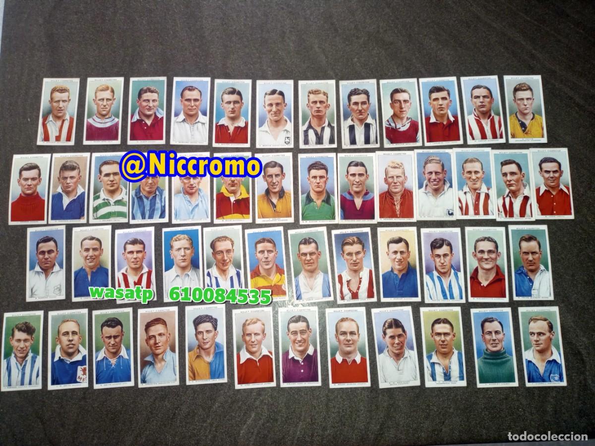 &Aacute;lbum de f&uacute;tbol completo: completa 50 tarjetas tabaco nuevos sin pegar futbol y rugby ingles original a&ntilde;os 20s 30s? niccromo