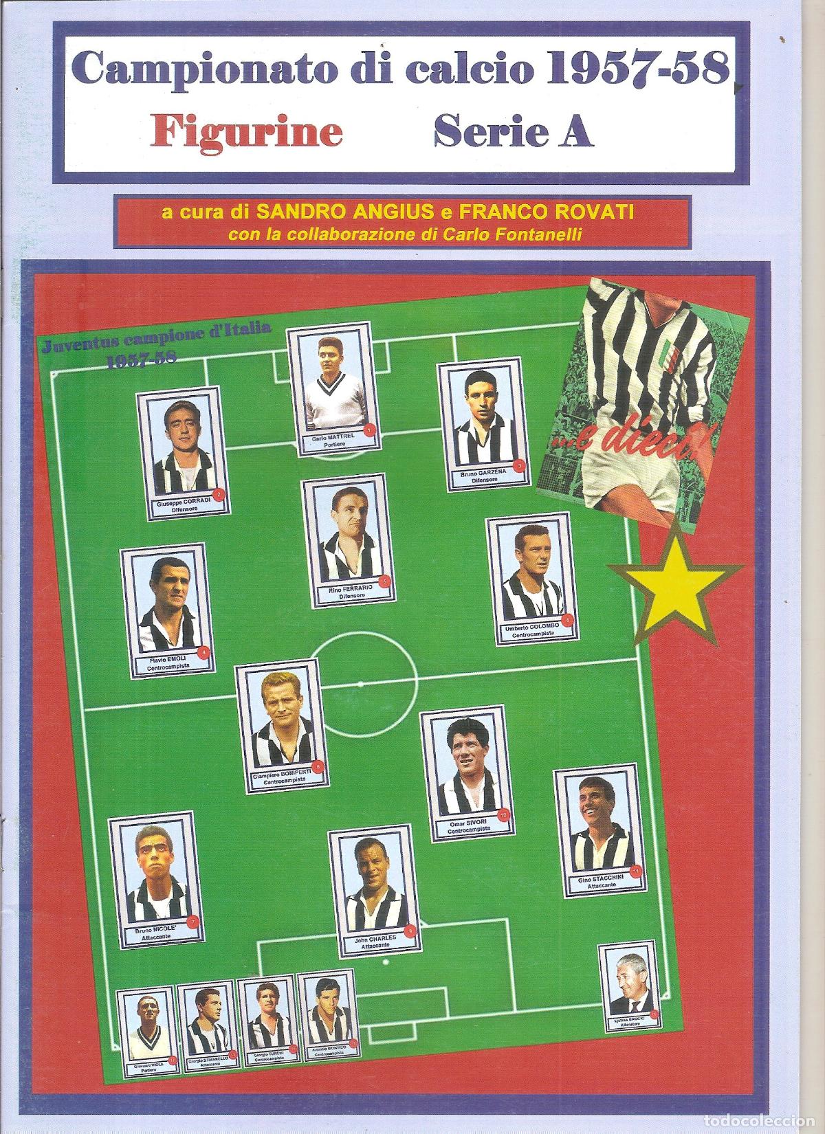 &Aacute;lbum de f&uacute;tbol completo: ALBUM CROMOS CAMPIONATO DI CALCIO 1957/58 FACSIMIL