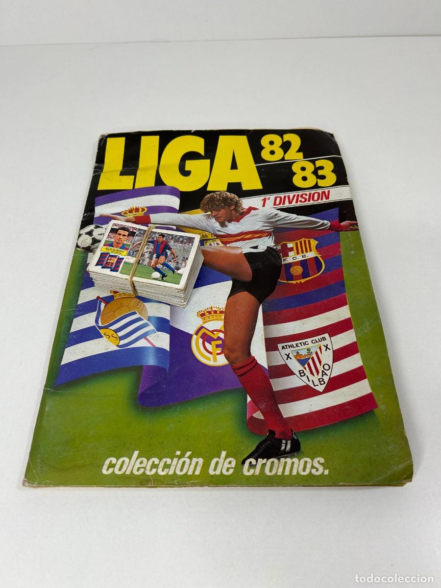 &Aacute;lbum de f&uacute;tbol completo: ALBUM CROMOS FUTBOL LIGA 82-83 1&ordf; DIVISI&Oacute;N ESTE,MUCHOS DOBLES Y COLOCAS