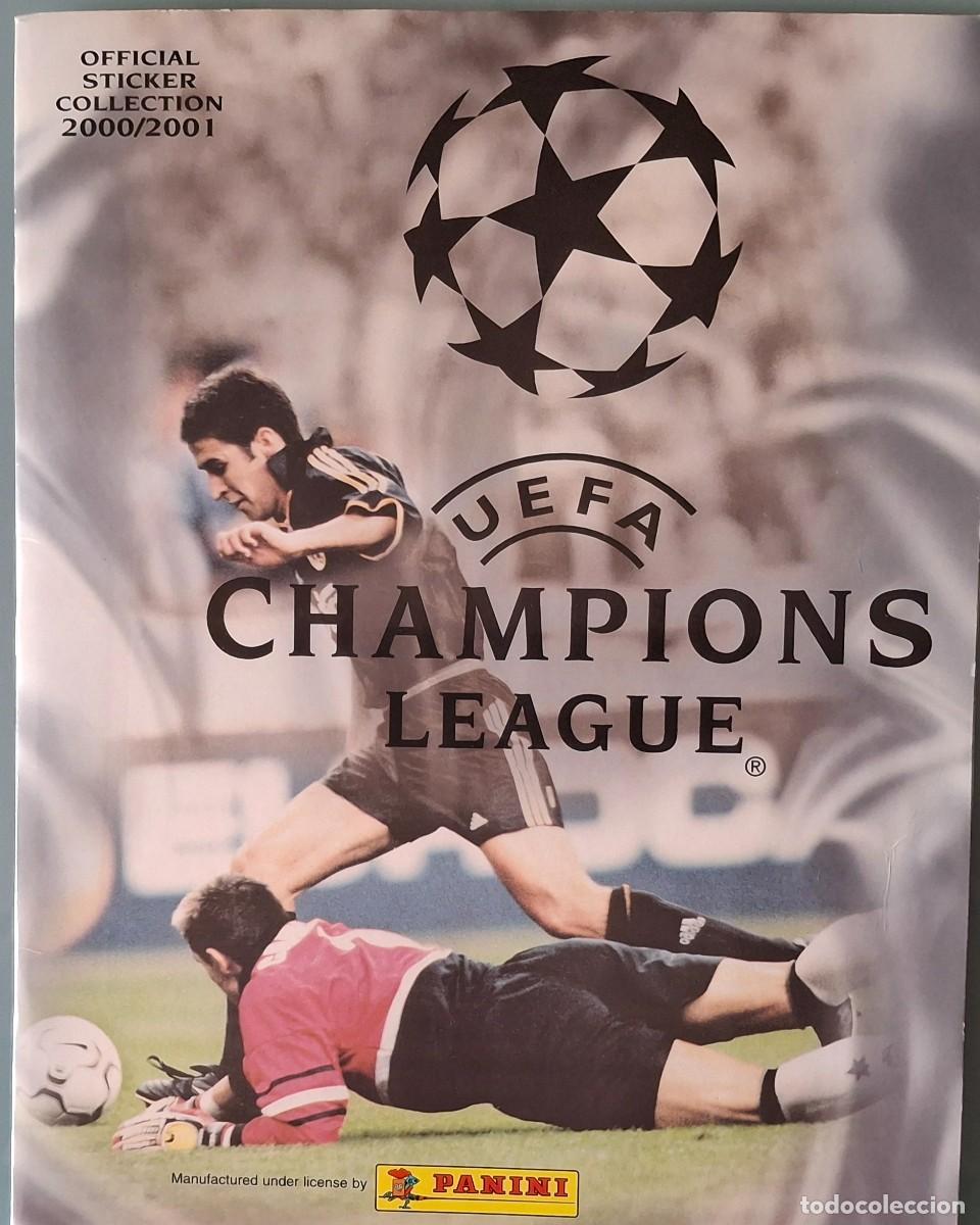 &Aacute;lbum de f&uacute;tbol completo: UEFA Champions League 2000/2001 (Completo, impecable)