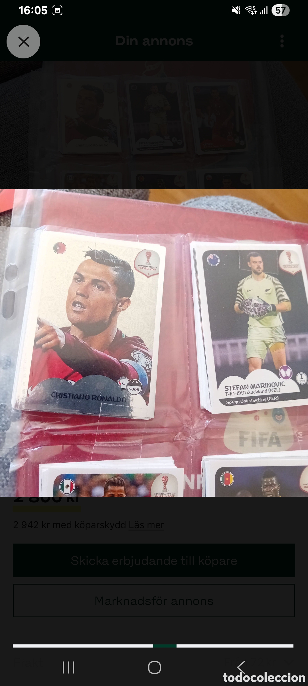 &Aacute;lbum de f&uacute;tbol completo: Panini..Confederations Cup. Russia.2017. .new