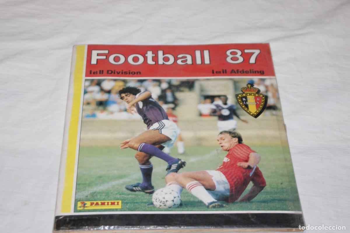 &Aacute;lbum de f&uacute;tbol completo: ALBUM DE FUTBOL OFICIAL ANTIGUO DE 1987 DE LA LIGA DE BELGICA