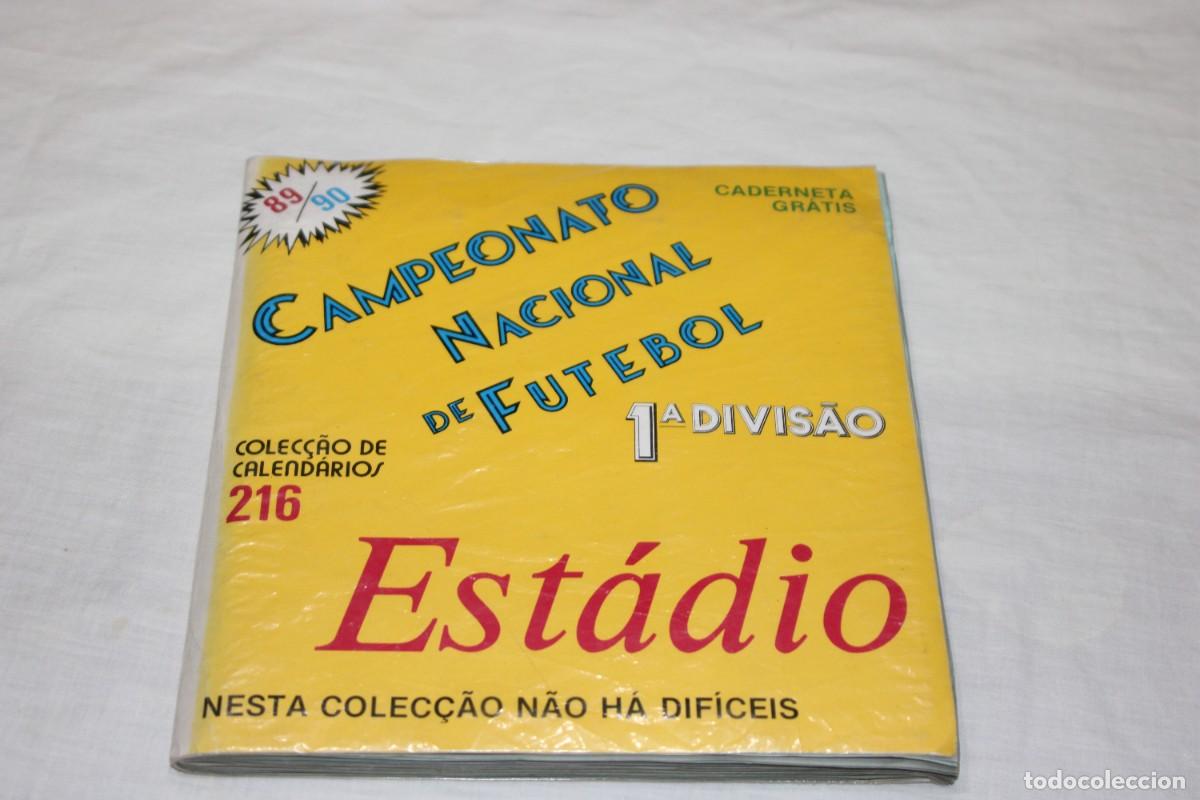 &Aacute;lbum de f&uacute;tbol completo: &Aacute;lbum Cromos Futebol Portugal 89/90 Est&aacute;dio - 100% COMPLETO - Perfecto Estado