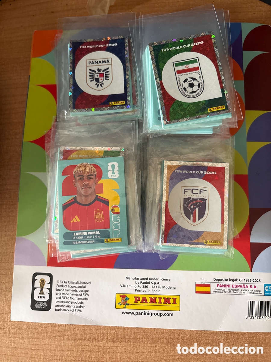 &Aacute;lbum de f&uacute;tbol completo: &Aacute;LBUM MUNDIAL 2026 COMPLETO SIN PEGAR 980 CROMOS