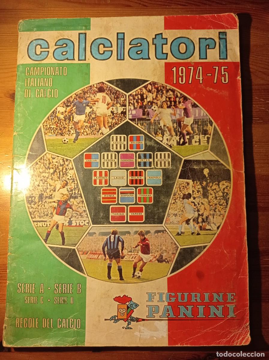 &Aacute;lbum de f&uacute;tbol completo: Album Panini Calciatori 1974 1975 74 75 - Completo