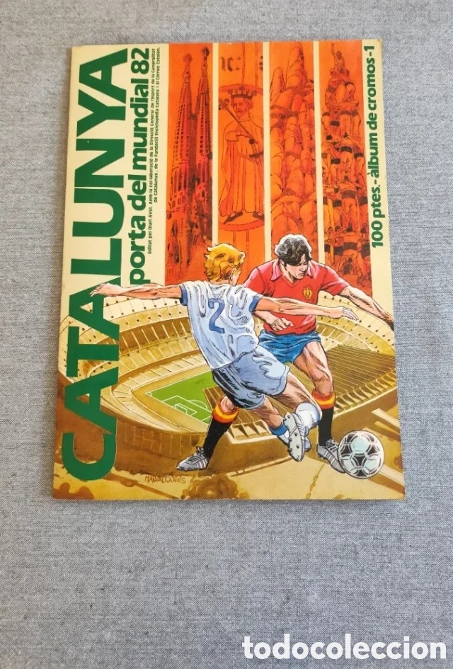 &Aacute;lbum de f&uacute;tbol completo: &Aacute;lbum Cromos Completo Catalunya Mundial 82