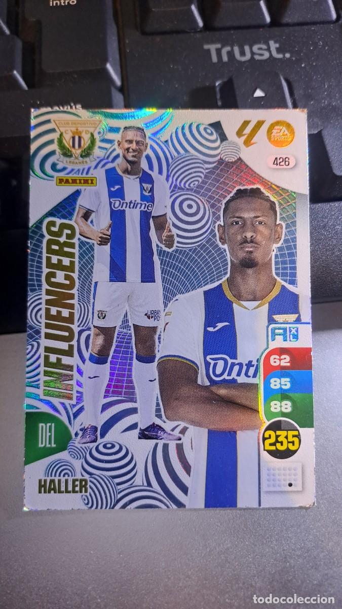 &Aacute;lbum de f&uacute;tbol completo: ADRENALYN XL HALLER 426 INFLUENCERS 426 LEGANES CROMO LIGA 24 25 2024 2025 PANINI